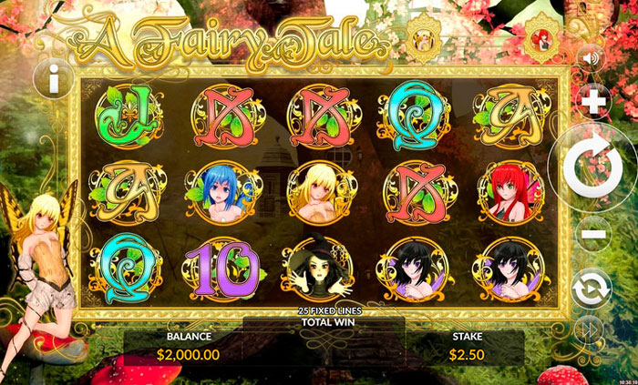 A Fairy Tale slot gameplay